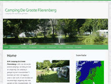 Tablet Screenshot of campingdegrooteflierenberg.nl